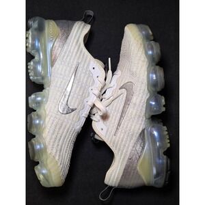 Nike Air VaporMax Flyknit 3 White Silver BQ5238 101 Size 6Y